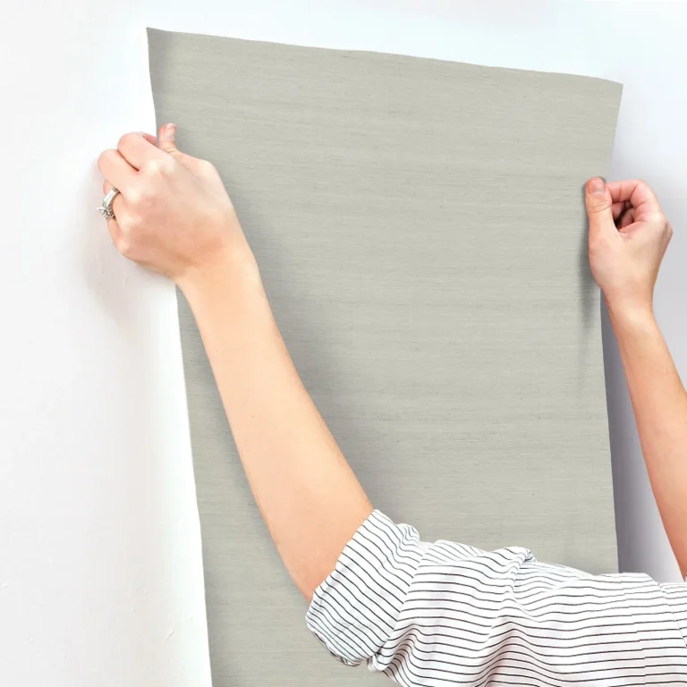 Magnolia Home Plain Grass Wallpaper - Grey — Ảnh 4