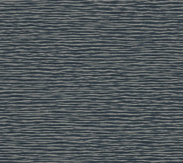 Ronald Redding Lotus Weave Wallpaper - Navy — Ảnh 5