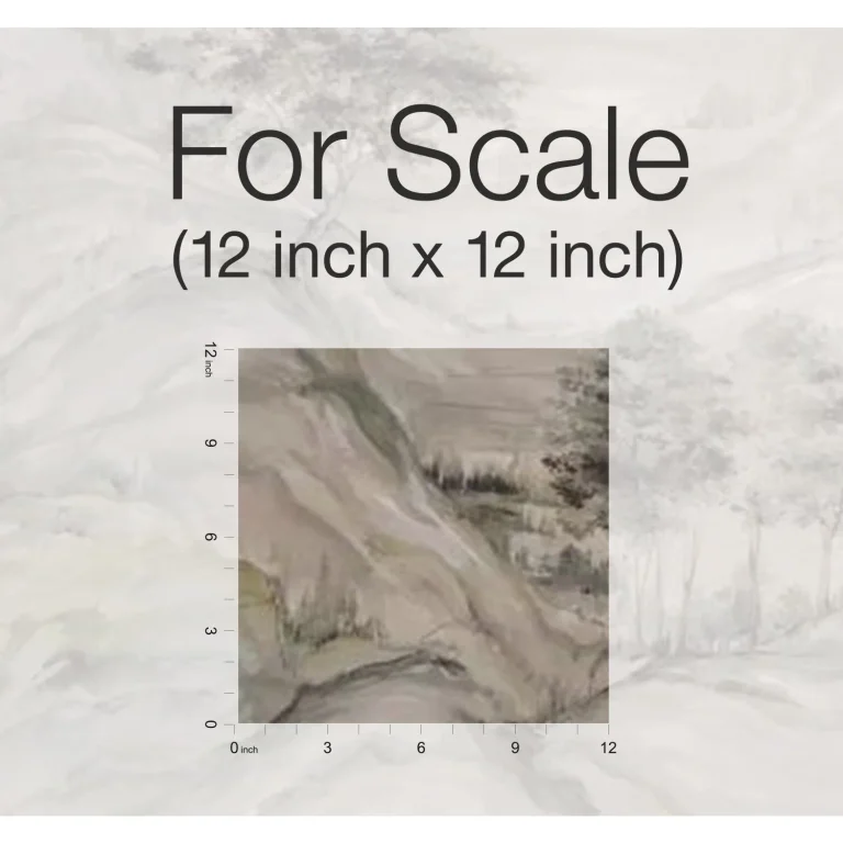Ronald Redding Misty Mountain Wall Mural - Taupe — Ảnh 2