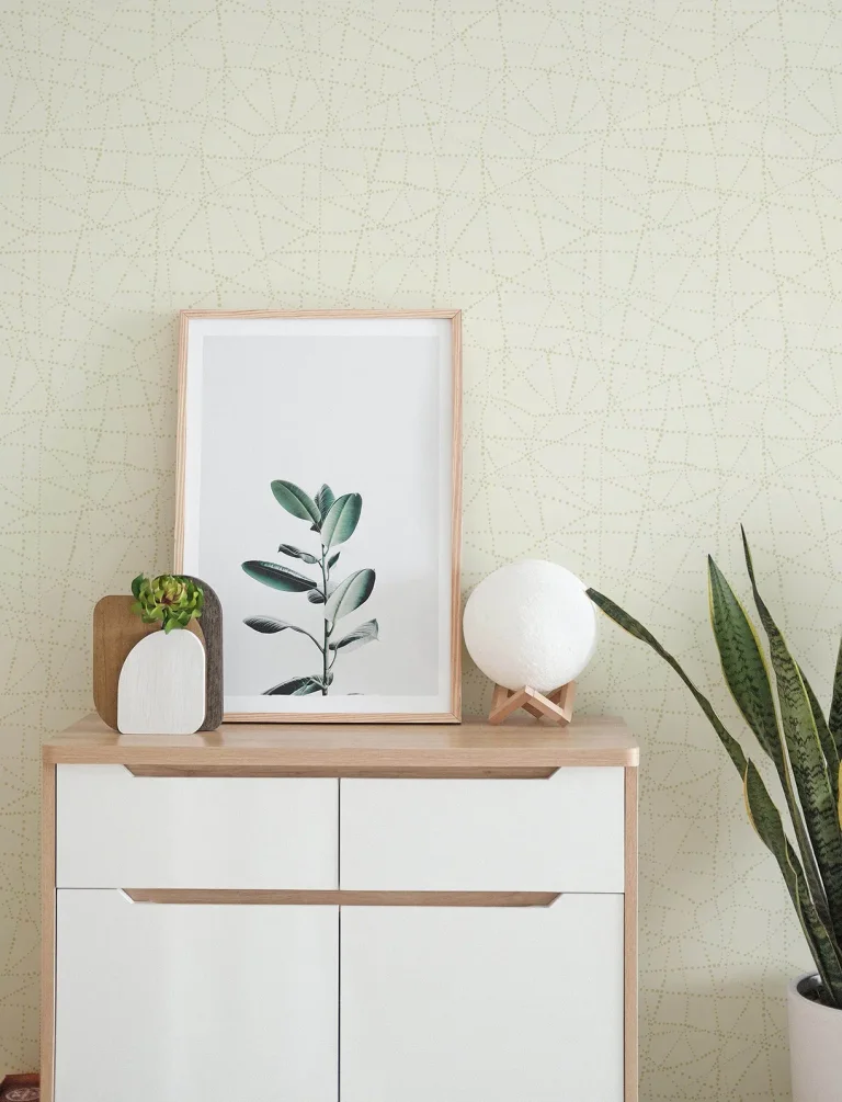 Alcott Dotted Wallpaper - Cream