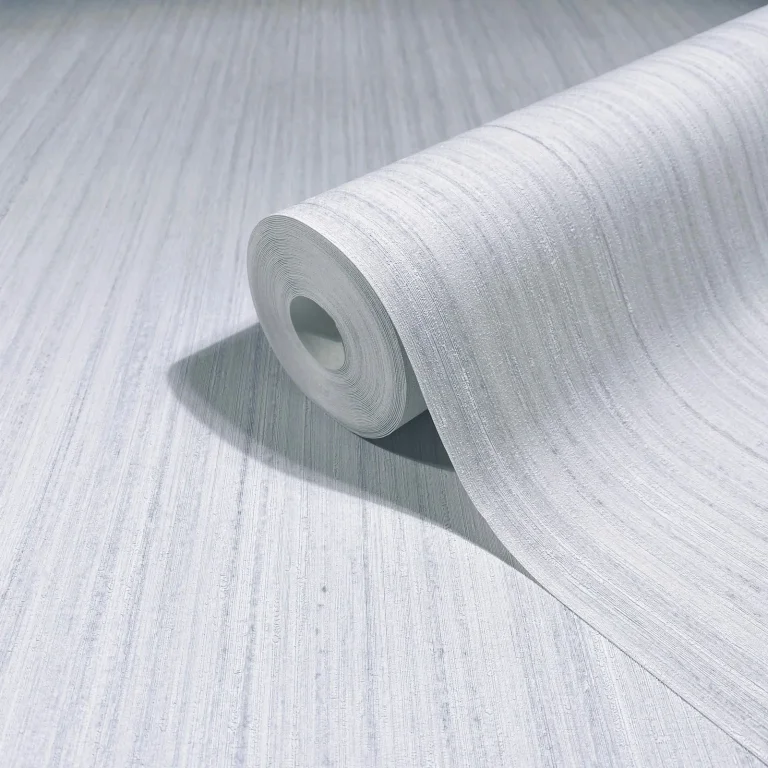 Indra Striated Wallpaper - Light Grey — Ảnh 2