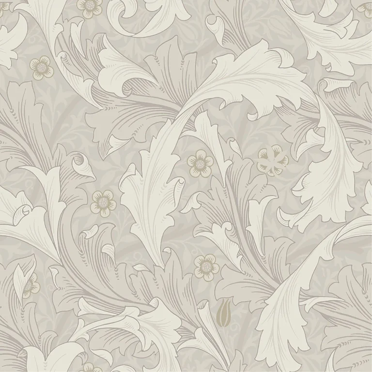 Granville Leafy Vine Wallpaper - White — Image 3