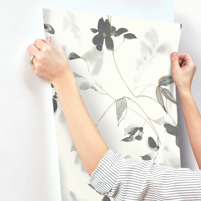 Linden Flower Wallpaper - Black — Ảnh 7