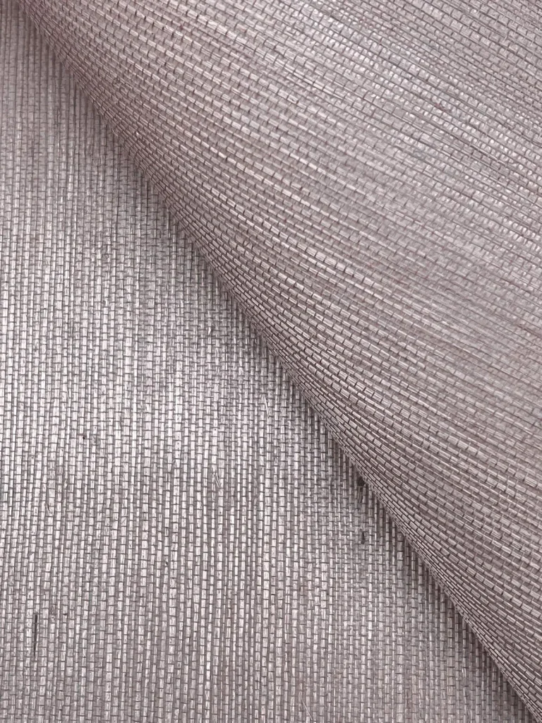 Ronald Redding Maguey Sisal Grasscloth Wallpaper - Mauve — Ảnh 3