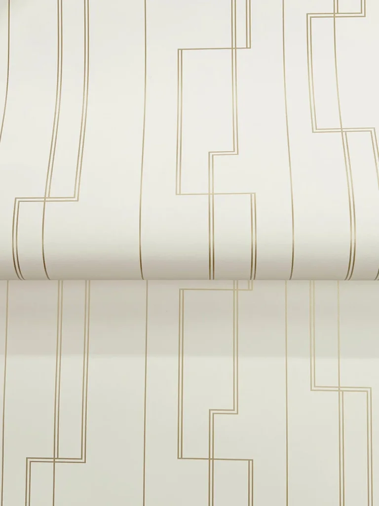 Anson Deco Detailing Wallpaper - Ivory — Image 4