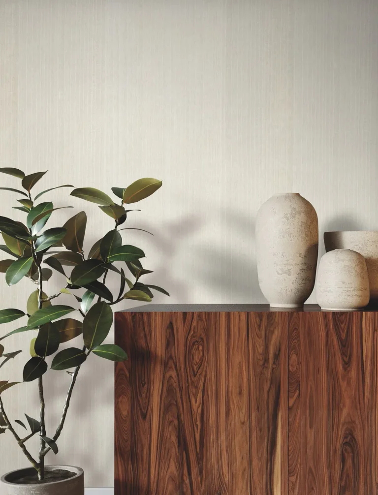 Ronald Redding Wood Veneer Wallpaper - Magnolia — Image 4