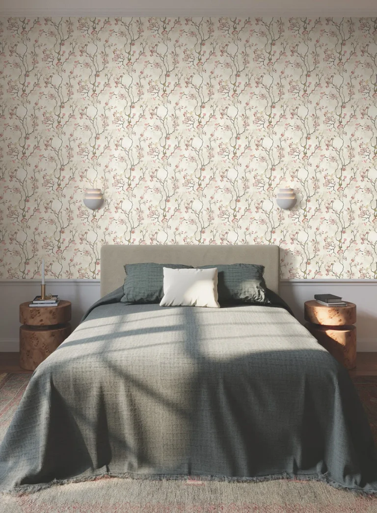 Avril Chinoiserie Wallpaper - Coral — Image 4