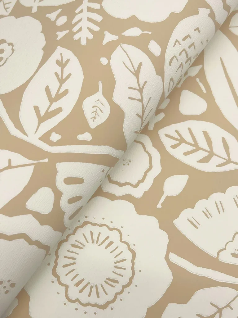 Camille Blossom Wallpaper - Ochre — Ảnh 2