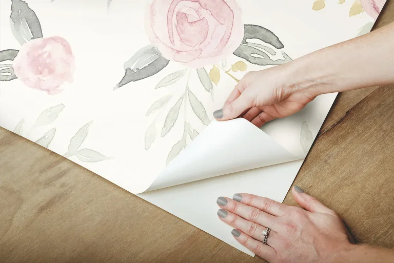 Magnolia Home Watercolor Roses Peel and Stick Wallpaper - Gala Pink — Ảnh 3