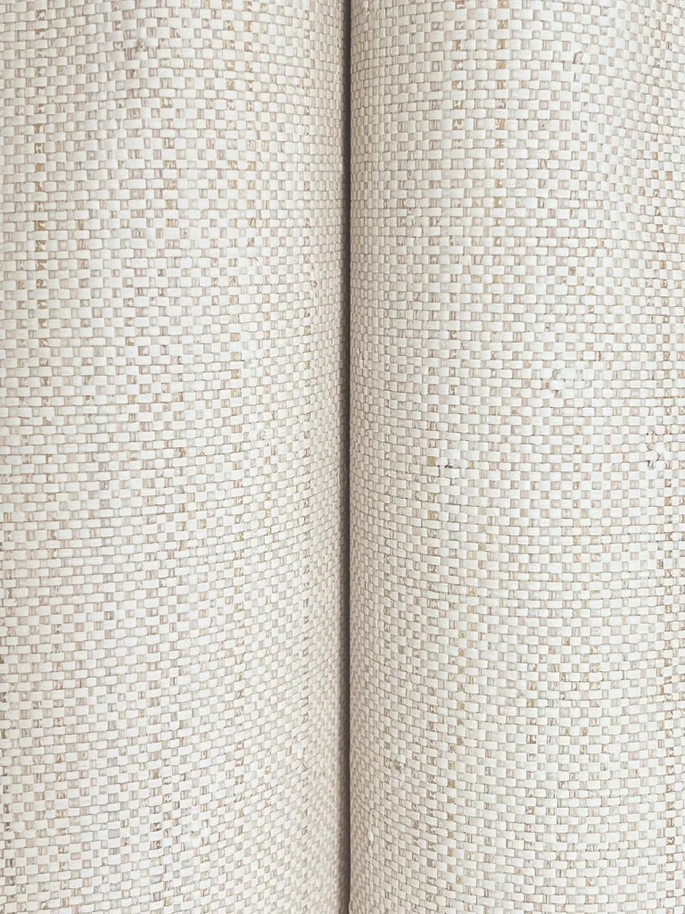 Ronald Redding Painted Raffia Wallpaper - White — Ảnh 5