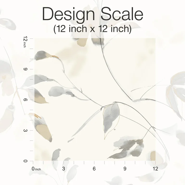 Candice Olson Linden Flower Peel and Stick Wallpaper - Soft Neutral — Image 3