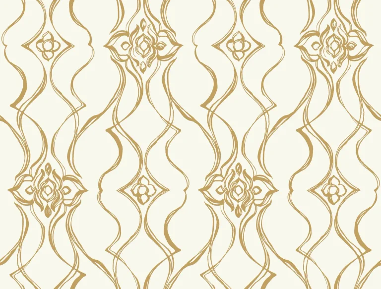 Candice Olson Pirouette Wallpaper - White & Gold — Ảnh 5