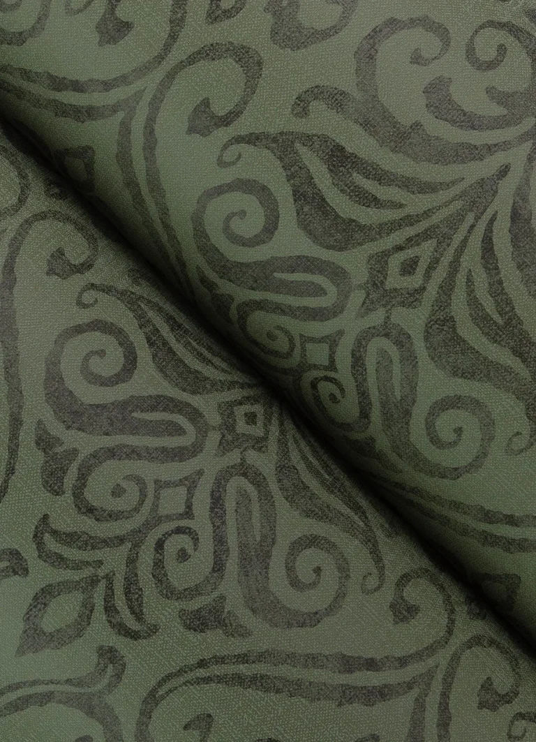 Chesapeake Adavu Damask Wallpaper - Dark Green — Ảnh 4