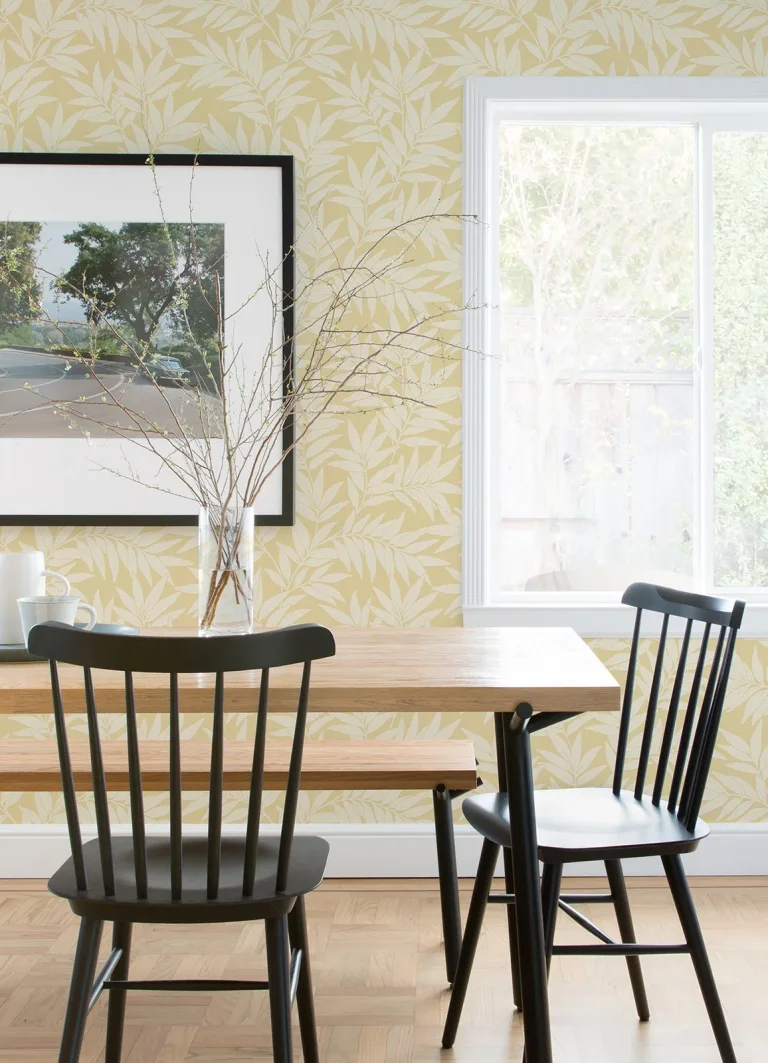 Morris Leaf Wallpaper - Yellow — Ảnh 2