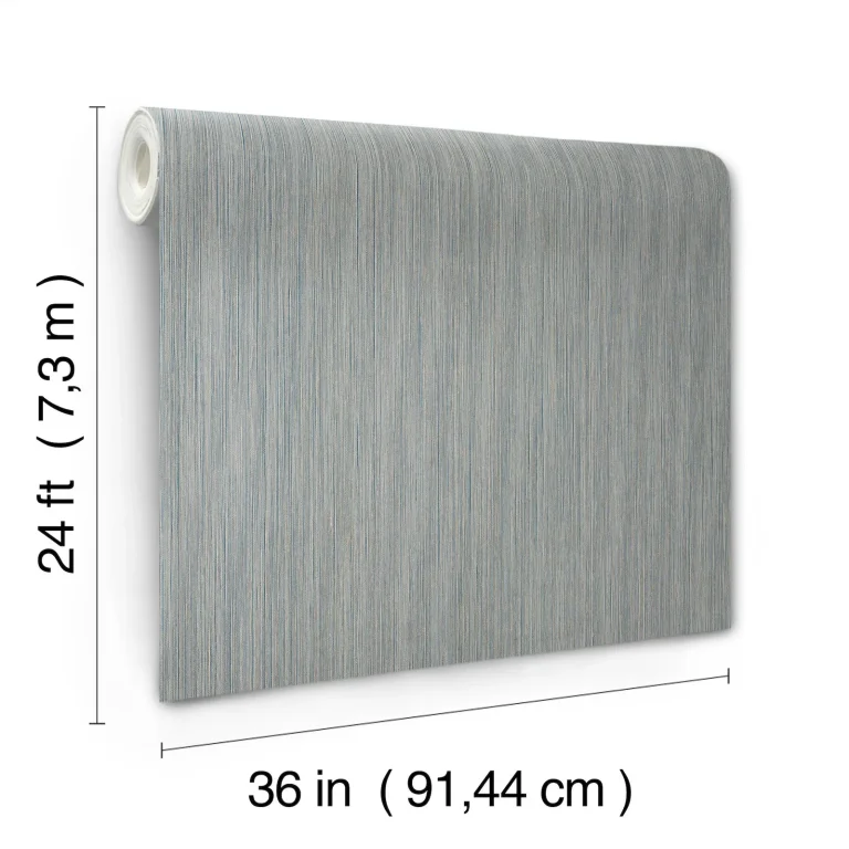 Ronald Redding Atticus String Wallpaper - Navy — Image 3
