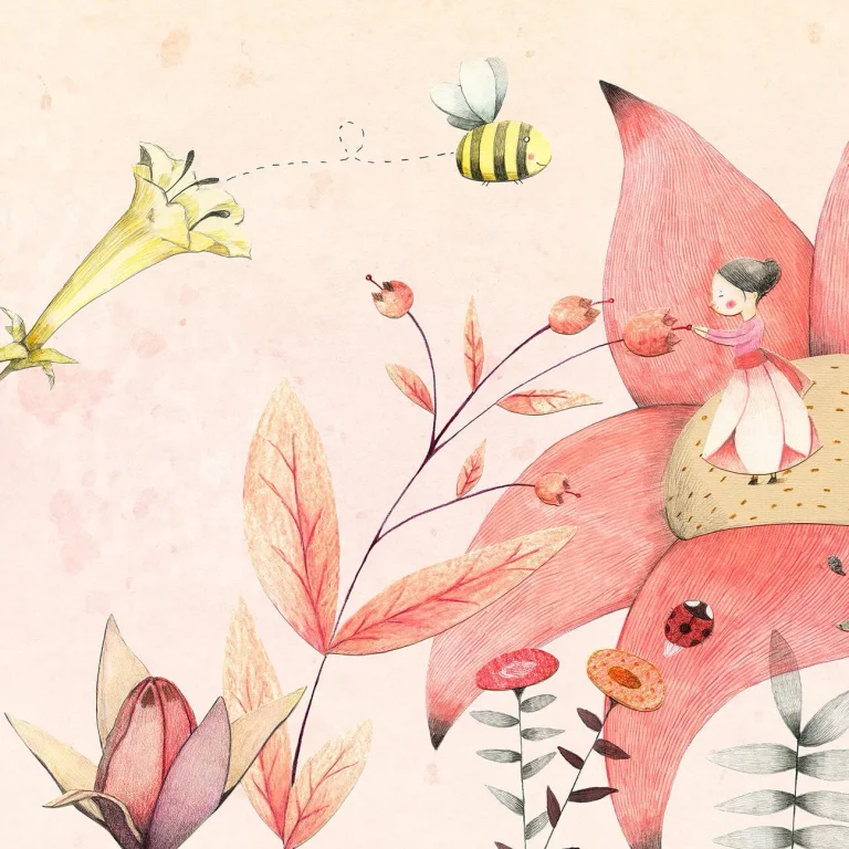 Thumbelina - Wall Mural 5427 - 4 Panel - 192cm x 260cm — Ảnh 5