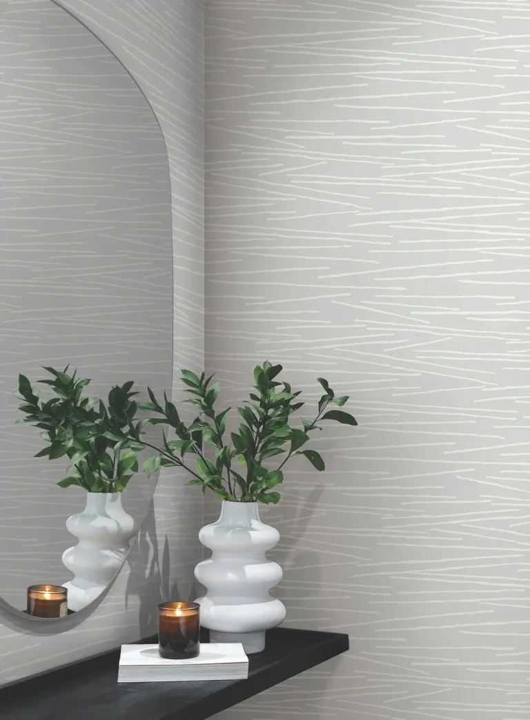 Candice Olson Line Horizon Wallpaper - Spa Blue — Ảnh 4