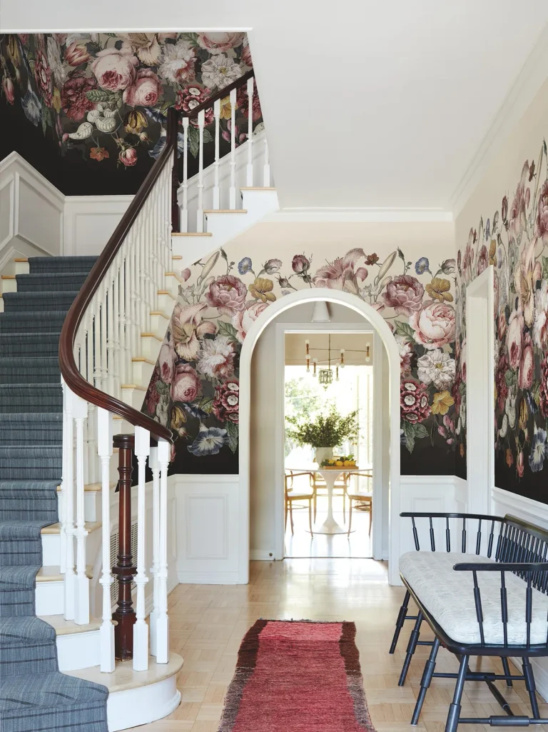 Rachel Rose Wall Mural - Taupe — Ảnh 3