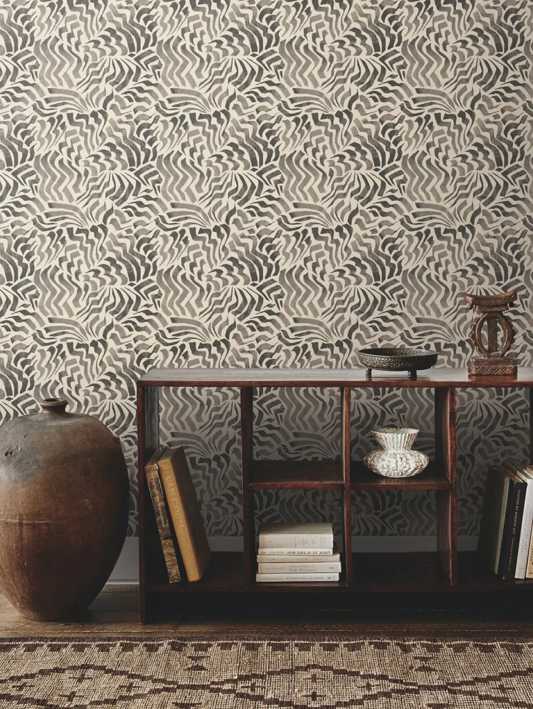 Zora Wave Wallpaper - Charcoal — Ảnh 3