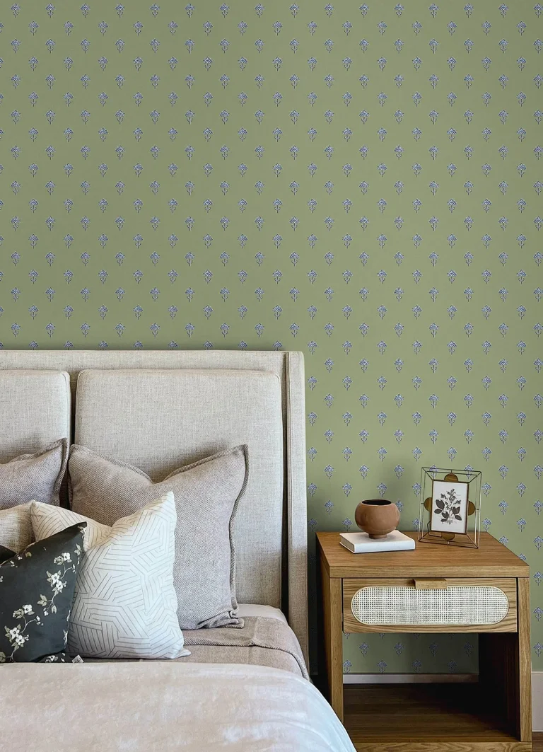 Chesapeake Surdiva Floral Fan Wallpaper - Green — Ảnh 4