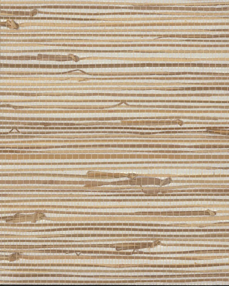 Wide Knotted Grass Wallpaper - Neutral/Silver — Ảnh 3