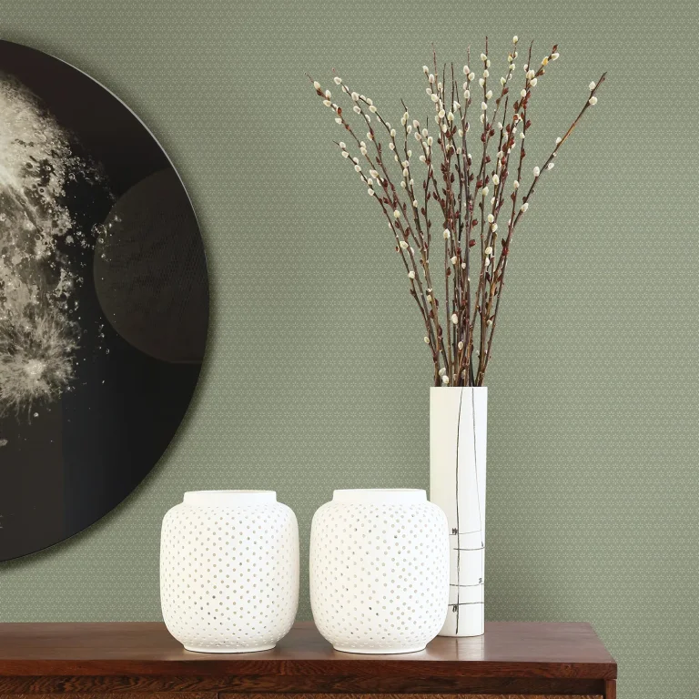 Starwart Miniature Floral Wallpaper - Sage — Ảnh 3