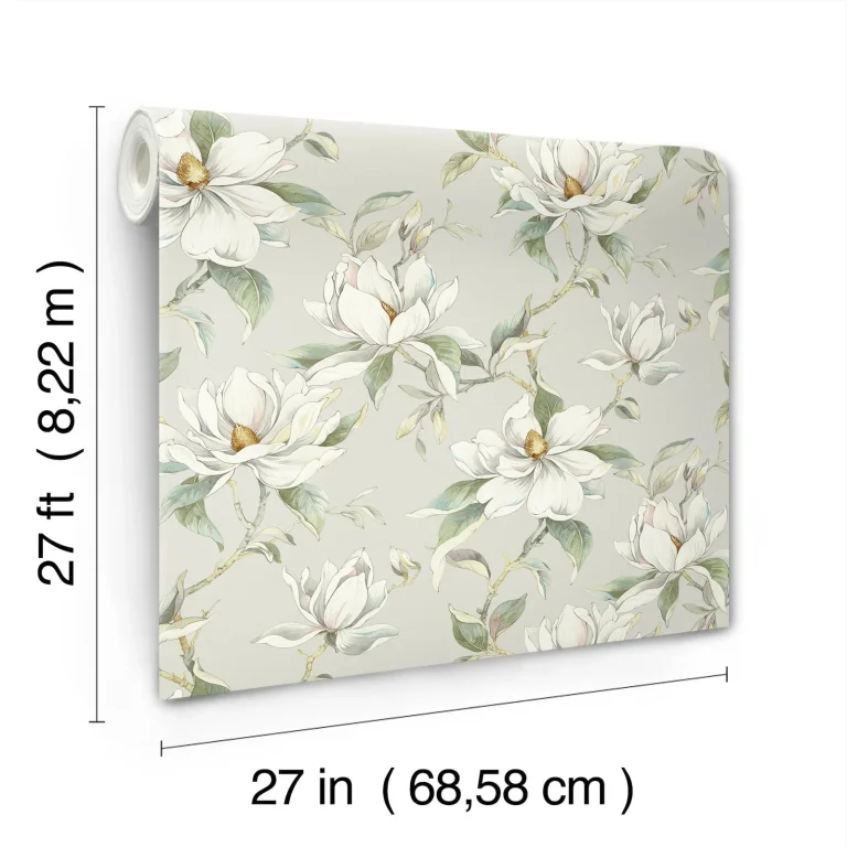 Candice Olson Garden Jewels Wallpaper - Warm Grey — Ảnh 2