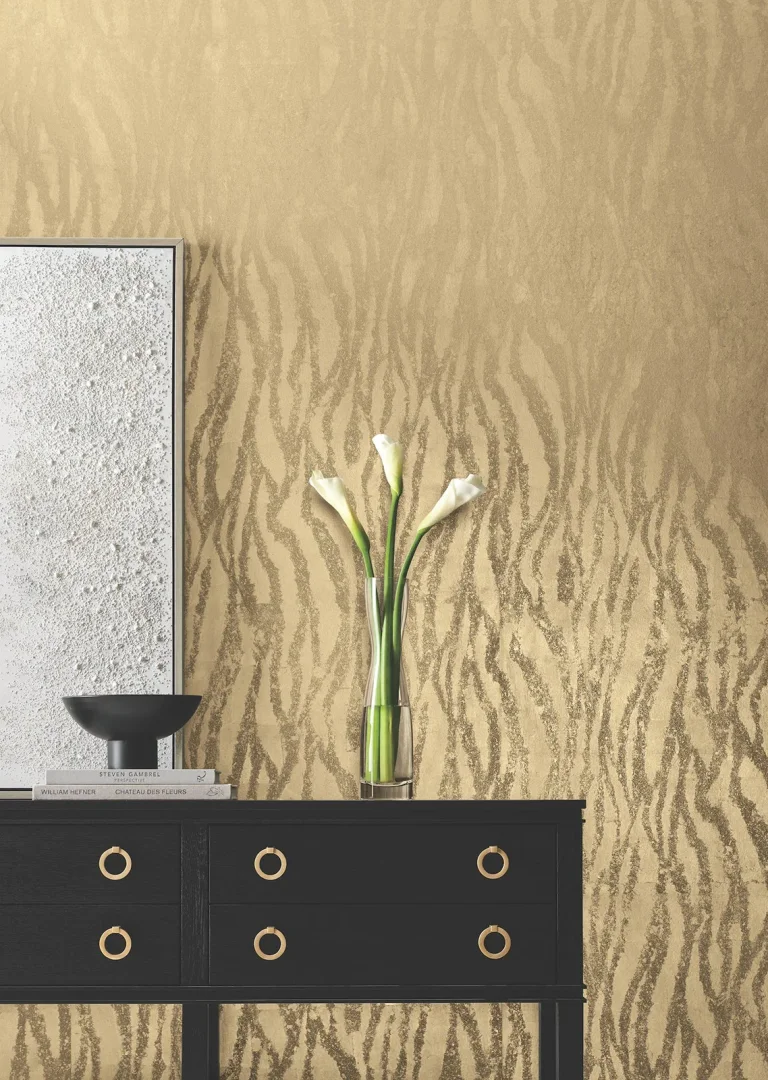 Candice Olson Zebra Chic Wallpaper - Antique Gold — Ảnh 2
