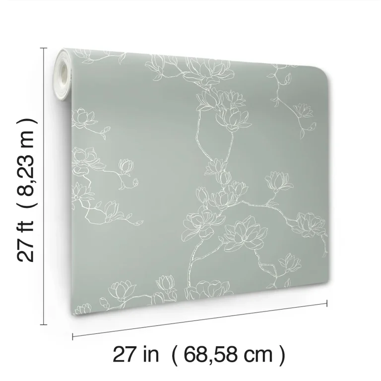 Magnolia Home Magnolia Branches Wallpaper - Eucalyptus — Ảnh 5