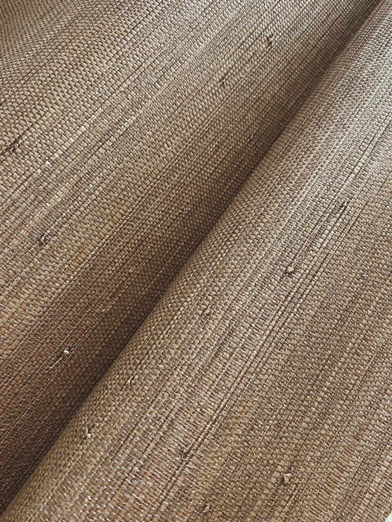Chris Loves Julia Mycroft Grasscloth Wallpaper - Chestnut — Ảnh 7