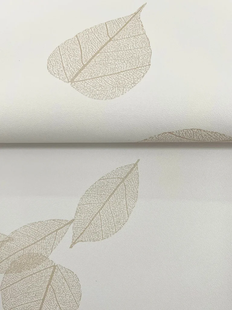 Myles Leaves Wallpaper - Gold — Ảnh 3