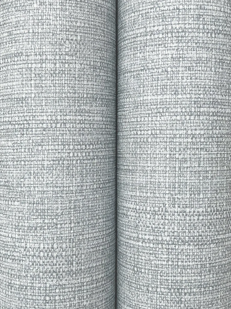 Terrene Faux Linen Wallpaper - Light Blue — Ảnh 7