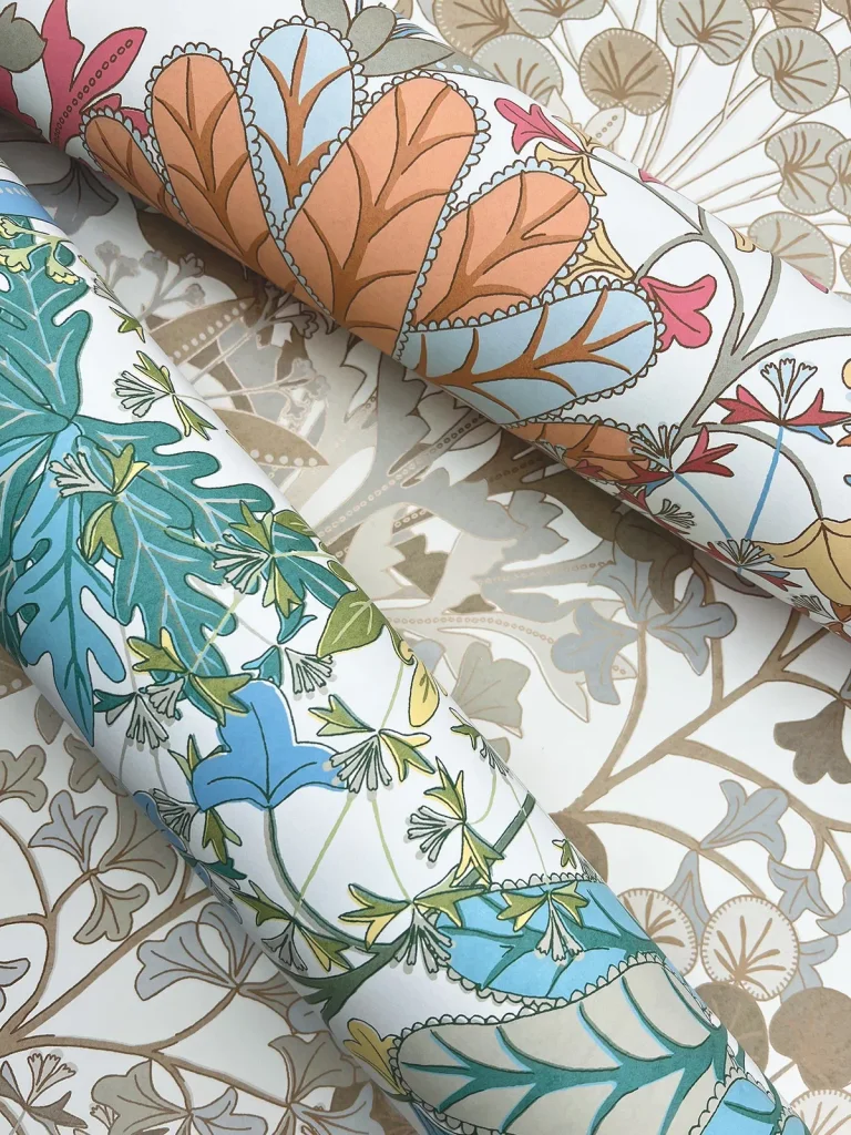 Forest Floor Wallpaper - Coral — Ảnh 6