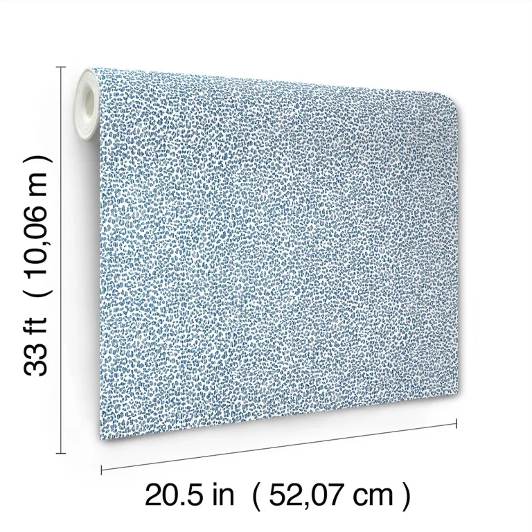 Soul Animal Print Wallpaper - Indigo — Ảnh 7