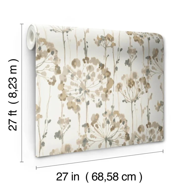 Candice Olson Flourish Wallpaper - Neutral — Ảnh 3