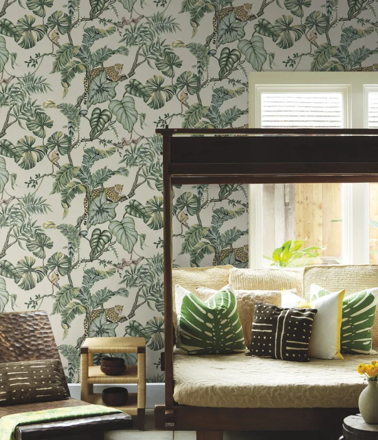 Ronald Redding Jungle Cat Wallpaper - Taupe — Ảnh 2