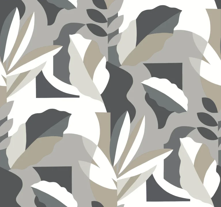 Papier Colle Wallpaper - Black & White — Ảnh 5