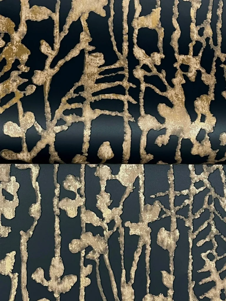 Ronald Redding Filigree Abstract Wallpaper - Black — Ảnh 5