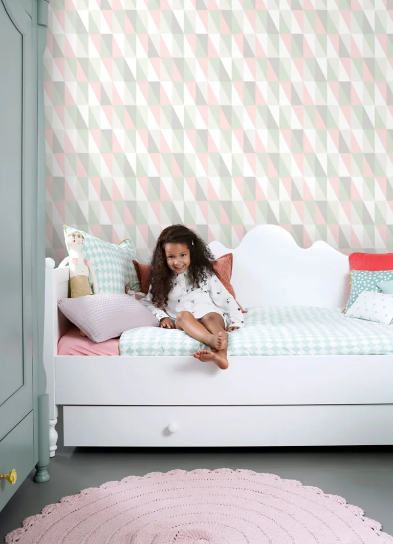 Chesapeake Inez Geometric Wallpaper - Pastel — Ảnh 4