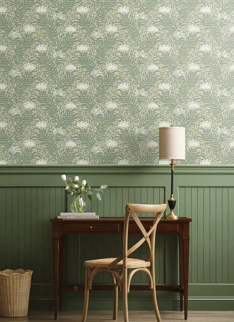 Rifle Paper Co. Highgrove Wallpaper - Linen — Ảnh 4