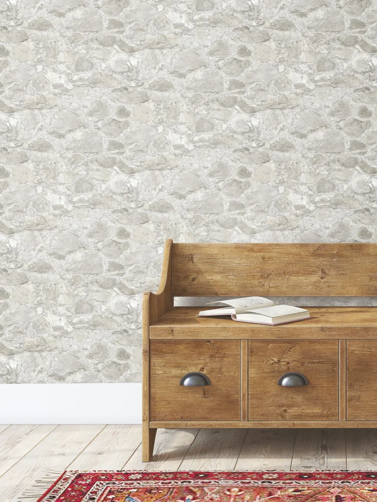 Field Stone Wallpaper - Grey — Ảnh 3