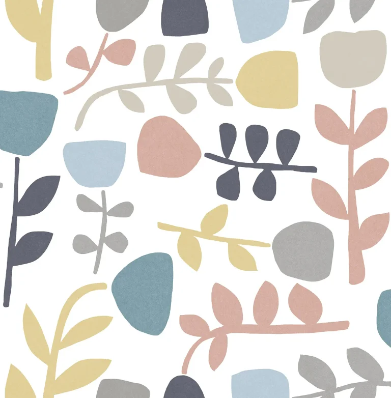 Juni Abstract Tulips Wallpaper - Pastel — Image 4
