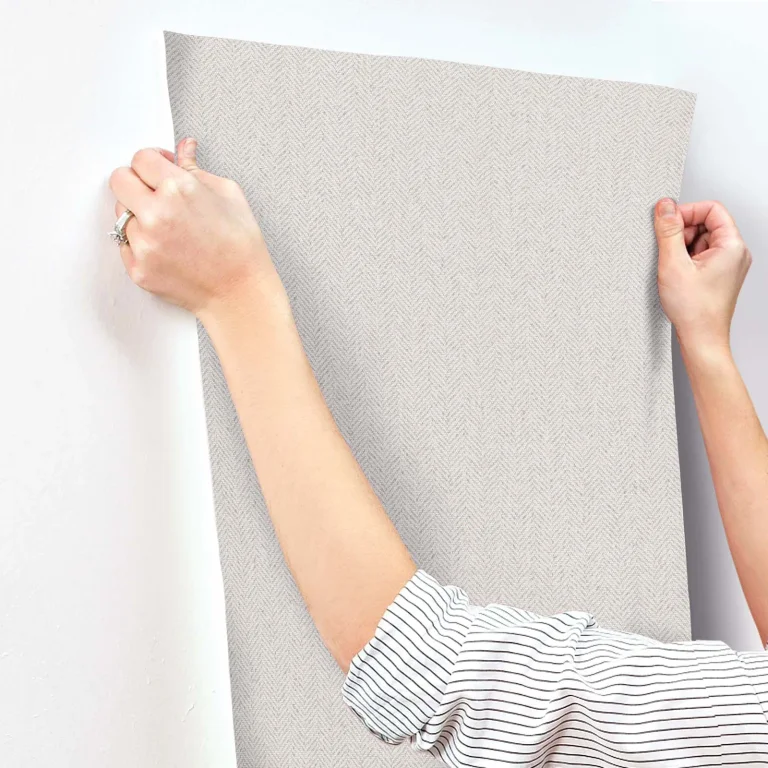 Tailored Chevron Wallpaper - White — Ảnh 3