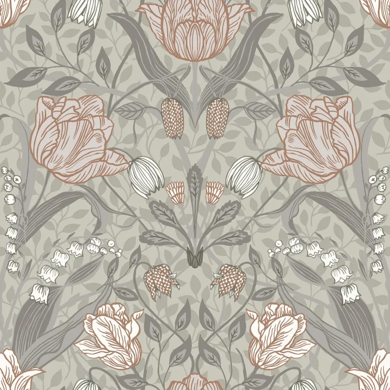 Filippa Wallpaper - Grey — Ảnh 3