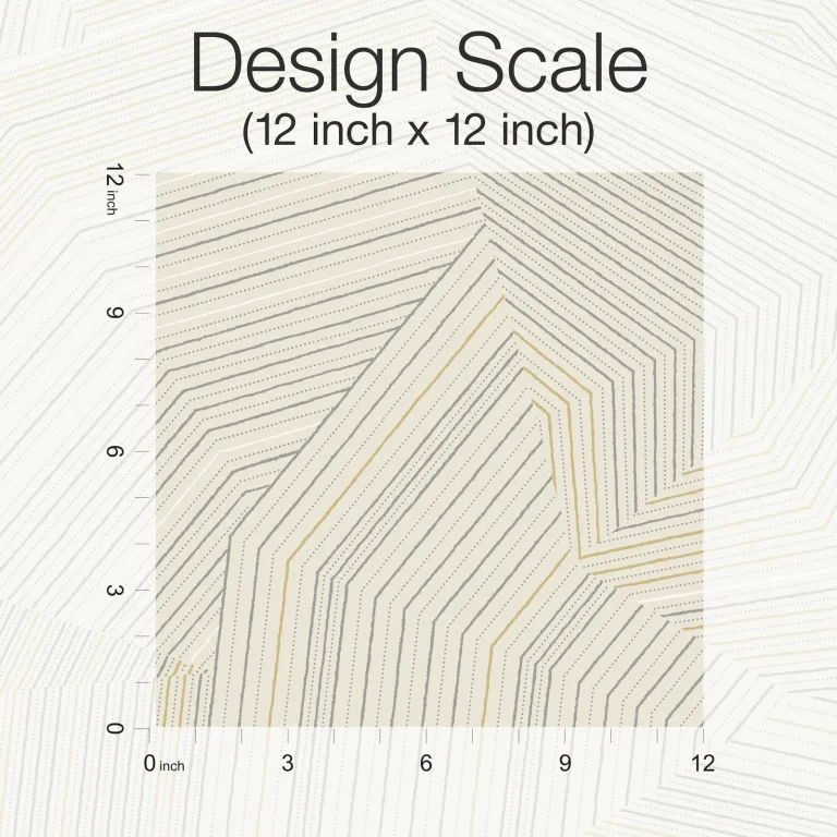 Dotted Maze Wallpaper - Taupe — Image 6