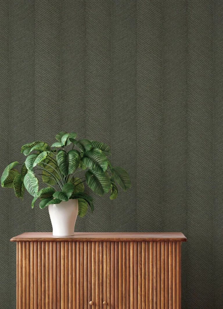 Ione Chevron Wallpaper - Evergreen — Ảnh 2