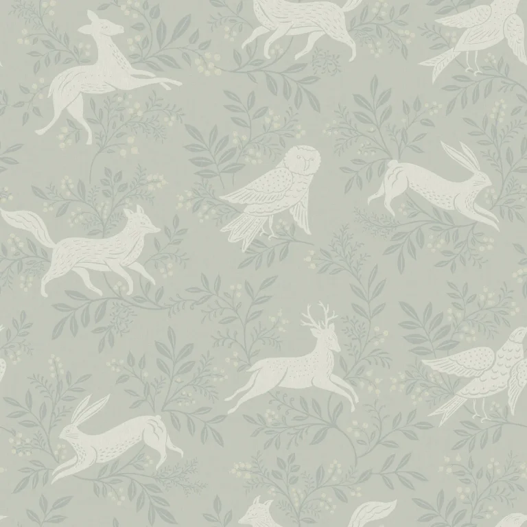 Chesapeake Revelry Forest Frolic Wallpaper - Sage — Ảnh 5