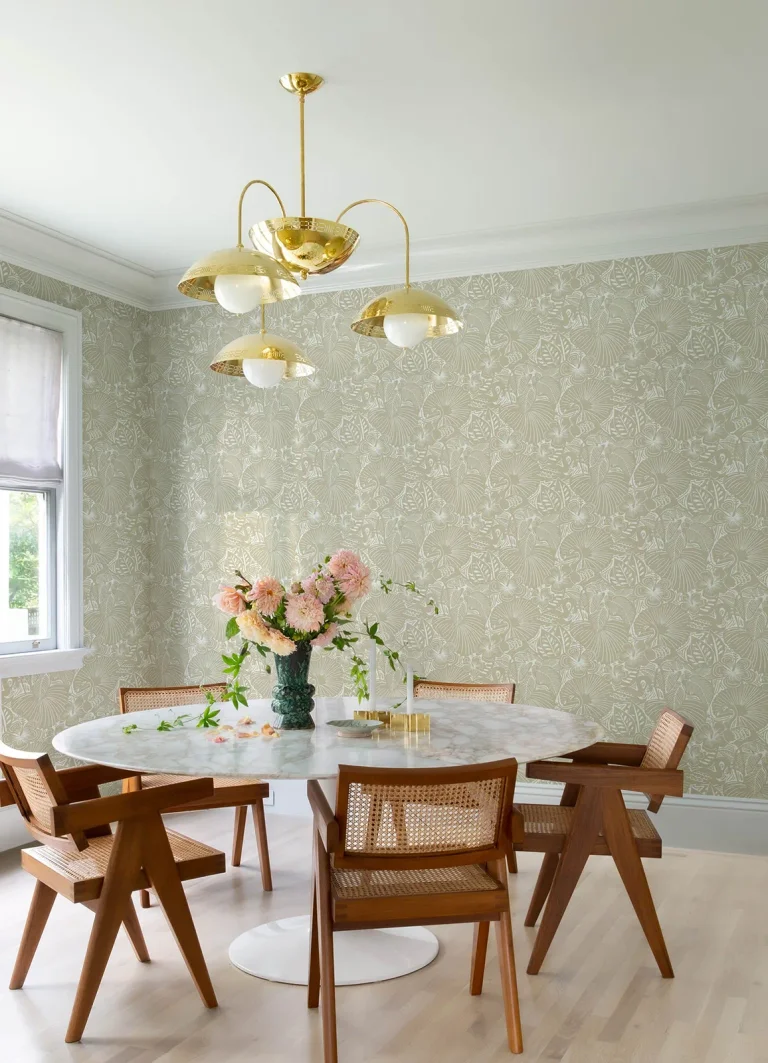 Idalia Floral Flamingo Wallpaper - Beige — Ảnh 4