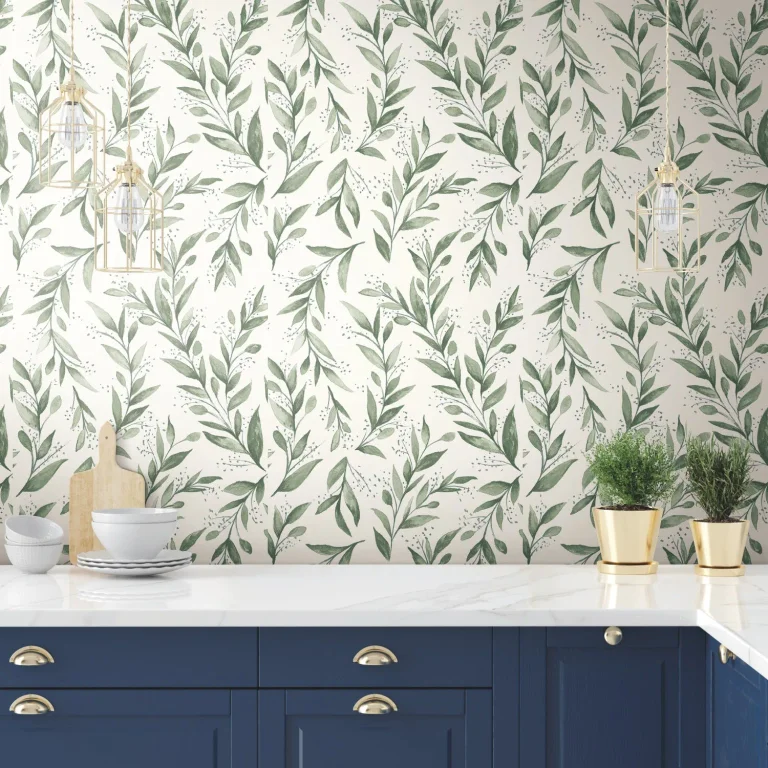 Magnolia Home Olive Branch Wallpaper - Olive Grove — Ảnh 5