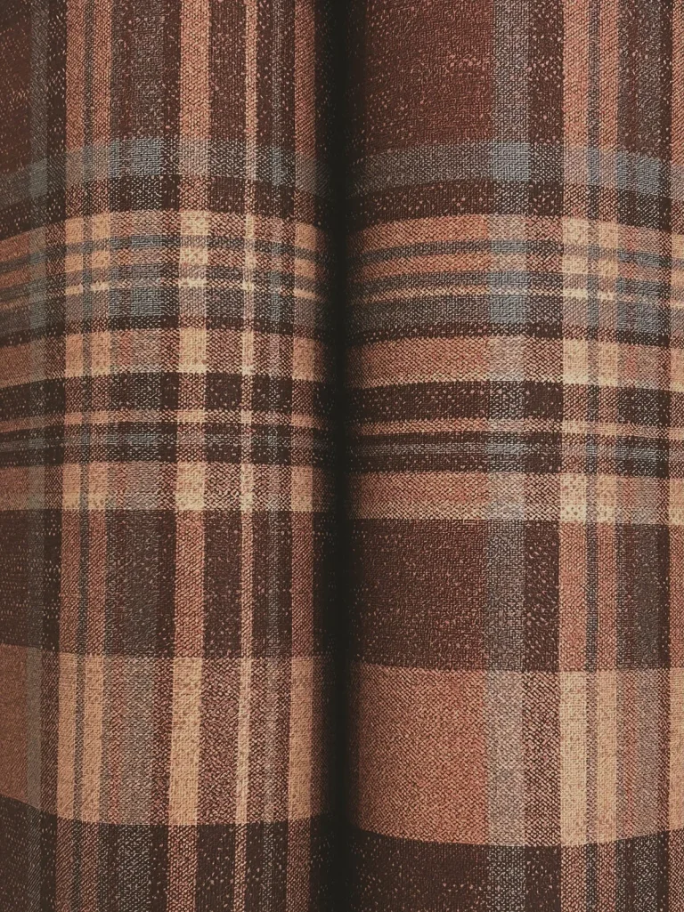 Chesapeake Dutton Plaid Wallpaper - Rust — Image 7